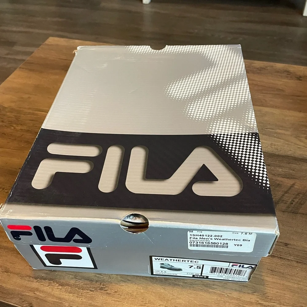 Fila Black Weathertec Hiking Boots - Picture 8 of 8
